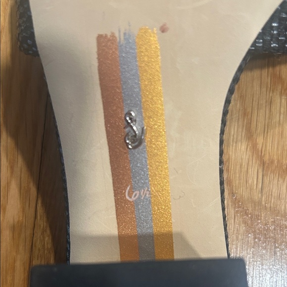 Sam Edelman Women’s Winsley Floral Block Heel Slide Sandals. - Picture 10 of 13